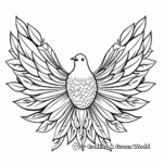 Dove of the Holy Spirit Coloring Pages 4