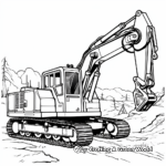 Dragline Excavator Coloring Pages 1