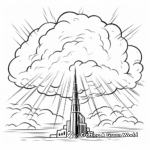 Dramatic Thundercloud Coloring Pages 1