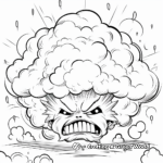 Dramatic Thundercloud Coloring Pages 4