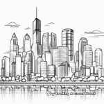 Drawing Skyline Coloring Pages 1