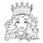 Dreamy Leprechaun Princess Coloring Pages 1