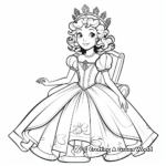 Dreamy Leprechaun Princess Coloring Pages 3