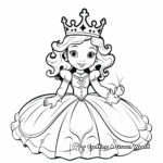 Dreamy Leprechaun Princess Coloring Pages 4