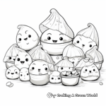 Dumpling Party Coloring Pages: Assorted Dumplings 3
