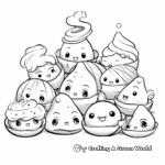 Dumpling Party Coloring Pages: Assorted Dumplings 4