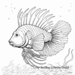 Dwarf Lionfish Coloring Pages 4