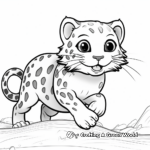 Dynamic Action Leopard Gecko Coloring Pages 3