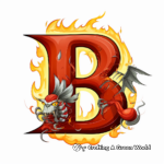 Dynamic 'B' for Bee Coloring Pages 4