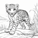 Dynamic Cheetah Coloring Pages 3