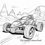 Dynamic Derby Car Race Coloring Pages 2