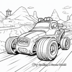 Dynamic Derby Car Race Coloring Pages 3