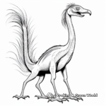 Dynamic Dromaeosaurus Dinosaur Coloring Pages 4
