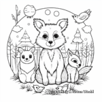 Earth Day Poster with Animals Coloring Pages 3