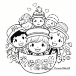 Easter Bonnet and Parade Coloring Pages 2
