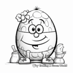 Easter Egg Decorating Coloring Pages 2