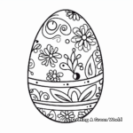 Easter Egg Decorating Coloring Pages 3