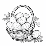 Easter Eggs in Basket: Coloring Pages for All Ages 4