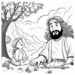 Easter Story: Jesus Last Moments Coloring Pages 2