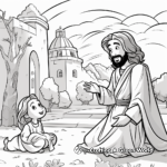 Easter Story: Jesus Last Moments Coloring Pages 4