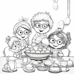 Easter Sunday Brunch Coloring Pages 4