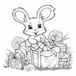 Easter-Themed Gift Box Coloring Pages 3