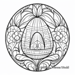 Easter Themed Mandala Coloring Pages for Adults 1