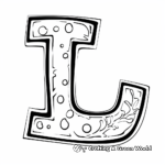 Easy & Simple Letter L Coloring Pages for Toddlers 2