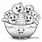 Easy and Fun Candy Bowl Coloring Pages 1