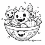 Easy and Fun Candy Bowl Coloring Pages 3