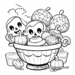 Easy and Fun Candy Bowl Coloring Pages 4