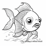 Easy Bluegill Coloring Pages for Young Children 4