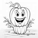 Easy Corn Stalk Coloring Pages 1