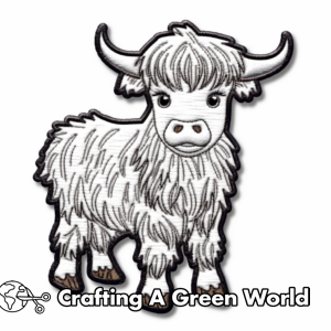 Highland Cow Coloring Pages - Free &amp; Printable!