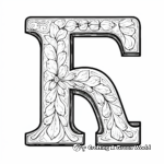 Easy Letter Shape Fun Coloring Pages 3