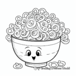Easy Macaroni Coloring Pages for Children 4
