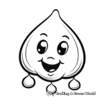Easy Miniscule Raindrop Coloring Pages 1