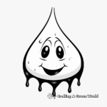 Easy Miniscule Raindrop Coloring Pages 3