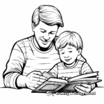 Easy-to-Color Our Father Prayer Coloring Pages for Toddlers 4