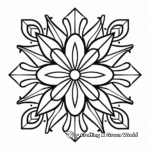 Easy-to-follow Square Mandala Coloring Pages 2