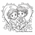 Easy Valentines Coloring Pages for Kids 3