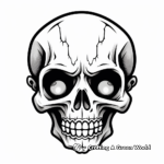 Edgy Skull Tattoo Coloring Pages 4