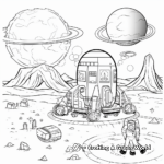 Educational 2023 Space Exploration Coloring Pages 4