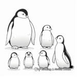 Educational Baby Penguin Lifecycle Coloring Pages 4