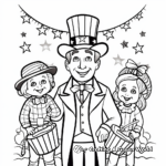 Educational Presidents' Day February Coloring Pages 2