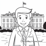 Educational Presidents' Day February Coloring Pages 3
