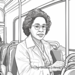 Educational Rosa Parks Coloring Sheets 2