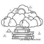 Educational Stratus Cloud Coloring Pages 1