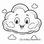 Educational Stratus Cloud Coloring Pages 2