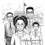 Educational Timeline of Civil Rights Movement Coloring Pages 1